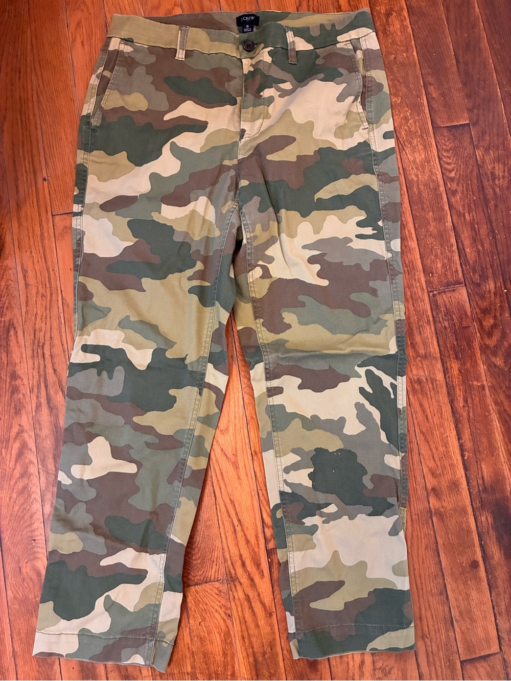 J. Crew Women's Camo Pants in Green, Brown, Tan